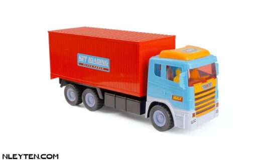 Xe mô hình đồ chơi container bằng nhựa