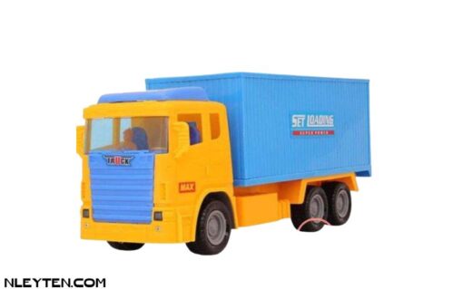 Xe mô hình đồ chơi container bằng nhựa